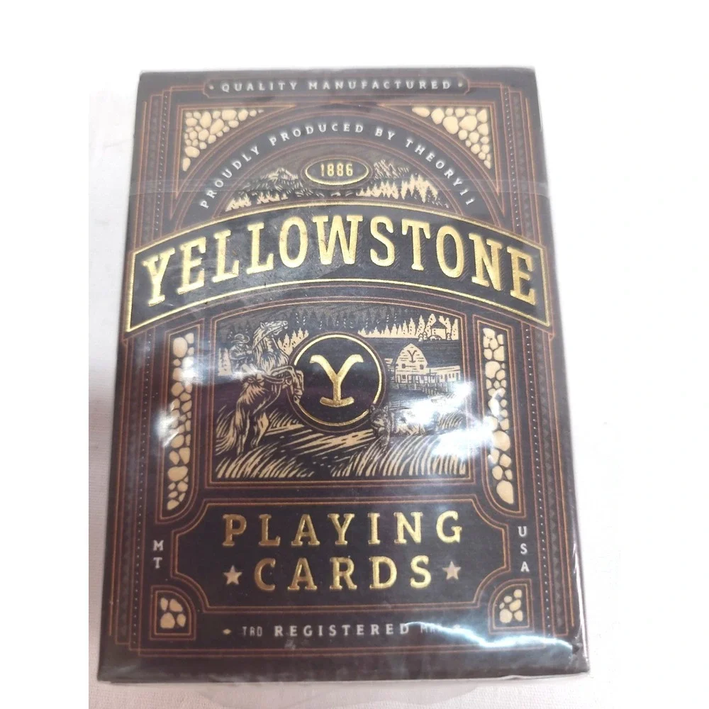 THEORY 11 YELLOWSTONE Premium Playing Cards  NEW and Sealed